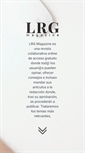 Mobile Screenshot of lrgmagazine.es