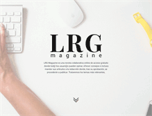 Tablet Screenshot of lrgmagazine.es